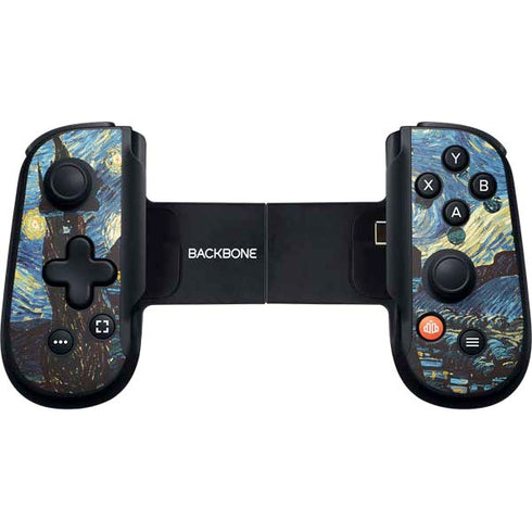 van Gogh - The Starry Night by Van Gogh Backbone One for iPhone Game Controller Skin